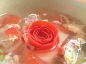 蕃茄肉片湯