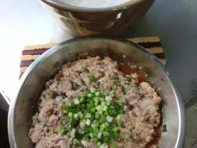 梅菜魷魚蒸肉餅