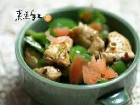 豆豉青椒炒雞片