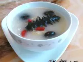 海參雞翅香菇粥