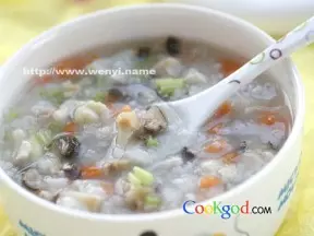 香菇雞茸蔬菜粥