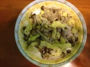 磨菇炒雞蛋