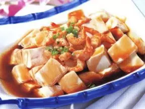 紅燒蝦米豆腐