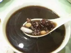 南瓜黑米粥