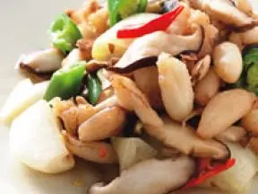 鮮菇炒蟹肉