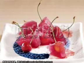櫻桃紅酒冰