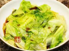 曼步廚房 - 蚝油生菜