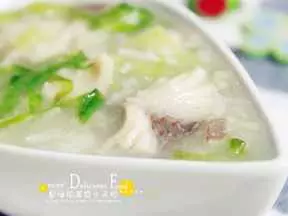 生菜魚片粥