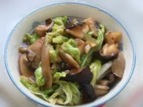 蚝油香菇白菜