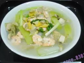節瓜海鮮湯