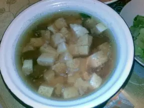 豬血豆腐湯
