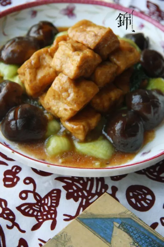 香菇油菜燒豆腐