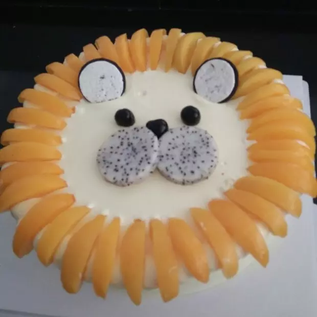 獅子蛋糕製作