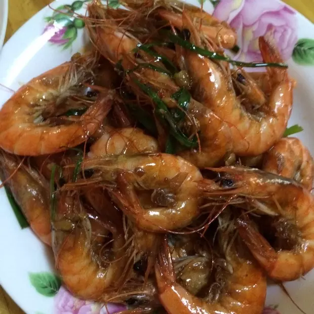 豉油基圍蝦—超簡單！5分鐘快手菜！