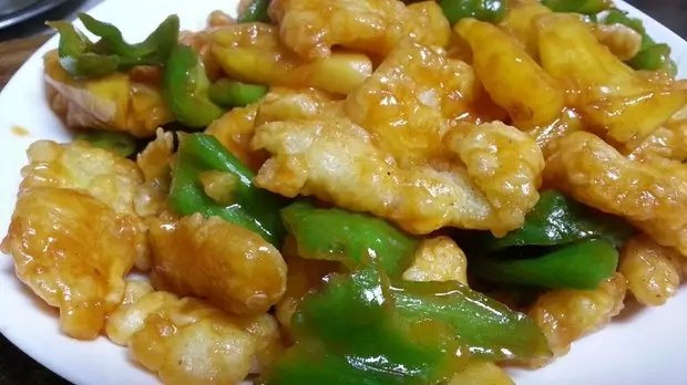 青椒菠蘿咕咾龍利魚