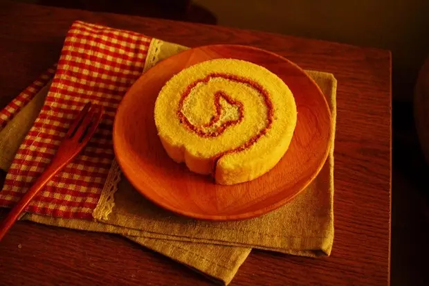 榴槤蛋糕卷