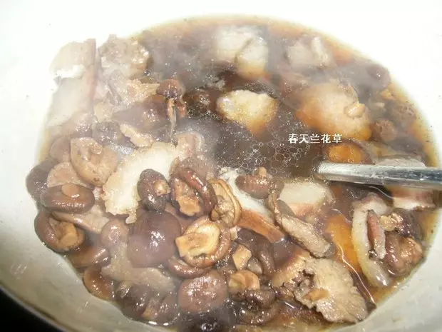 野生香菇臘肉湯