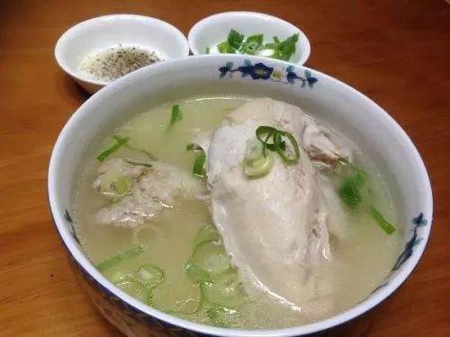韓式參雞湯삼계탕，簡單做料理
