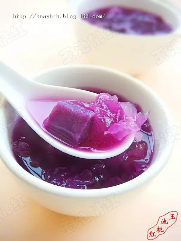 紫薯銀耳湯