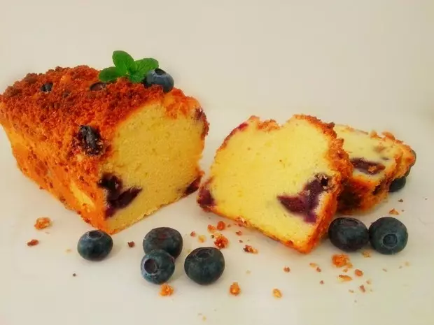 酥皮藍莓蛋糕