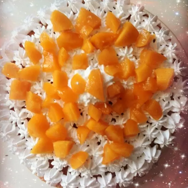 黃桃蛋糕