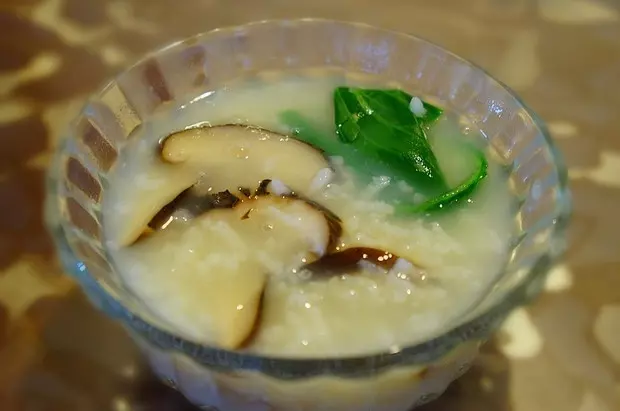 香菇青菜粥