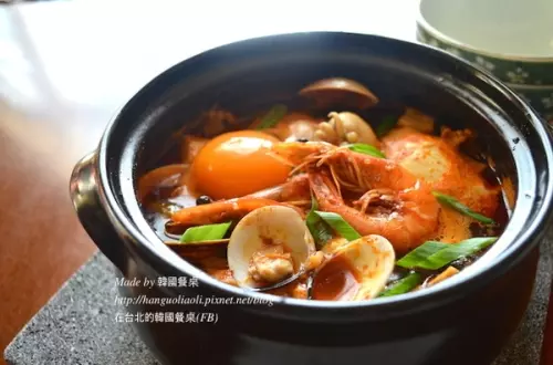 韓式海鮮嫩豆腐湯, 해물순두부