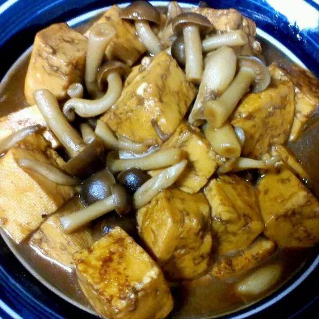 可樂蘑菇豆腐