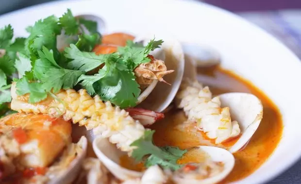泰式紅咖喱燴海鮮