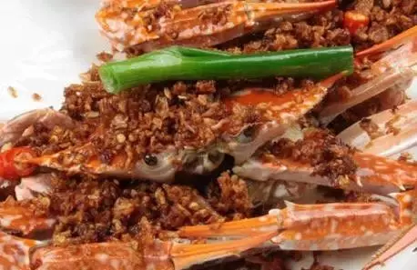 蒜蓉豆豉美味蟹