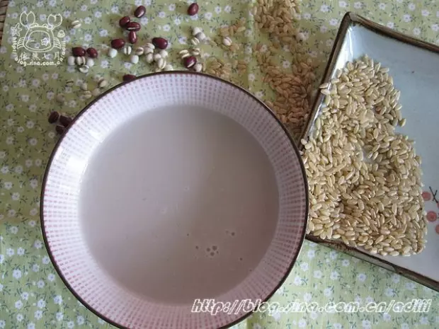 糙米薏仁紅豆漿