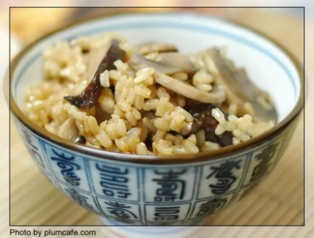 雙菇糙米飯