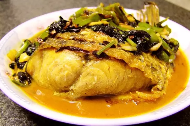 紫蘇燜水庫魚