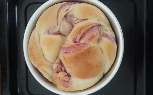紫薯手撕麵包（無需揉出膜）