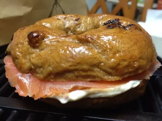 火雞/煙燻鮭魚貝果三明治