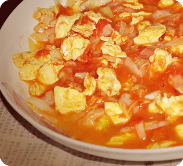 西紅柿圓白菜炒蛋
