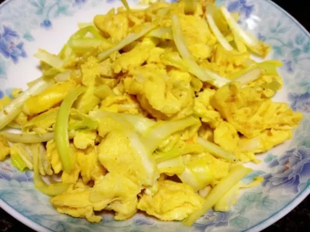 韭黃蝦皮炒蛋