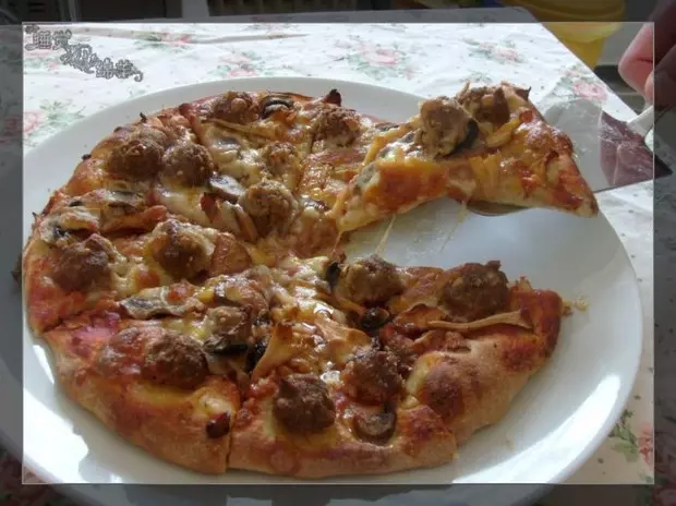 BBQ-Pizza