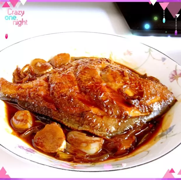 傳統中式紅燒平魚