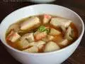平菇豆腐味噌湯的做法