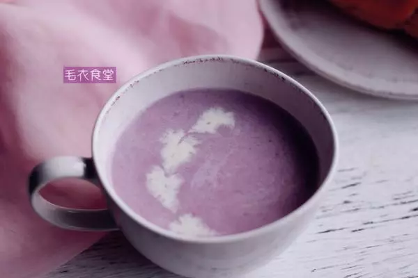 紫薯燕麥牛奶粥的做法