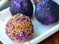 健康甜點奶香紫薯球的做法