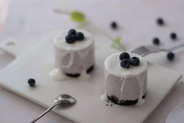 藍莓酸奶慕斯的做法