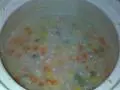 五彩乾貝粥的做法