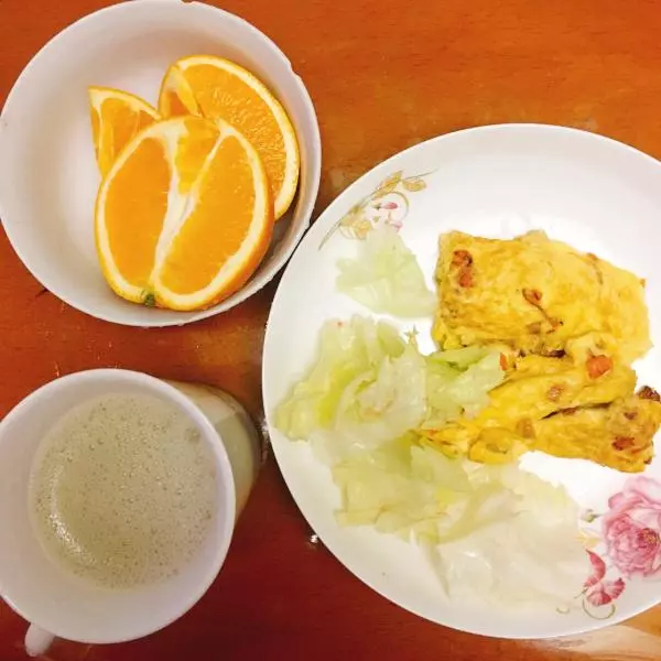 熱帶風情椰漿西式煎蛋omelette