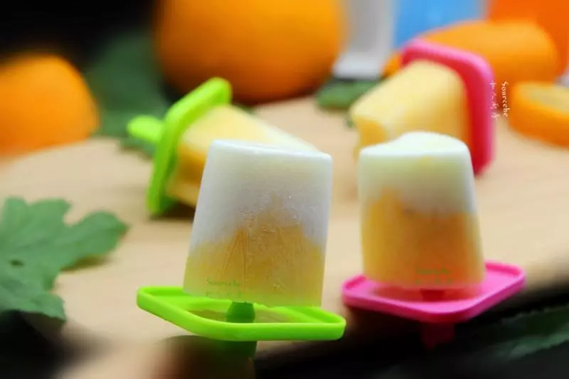 香橙酸奶冰棍