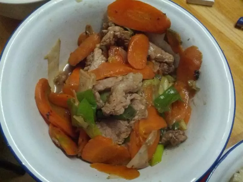 簡單蘿蔔炒肉