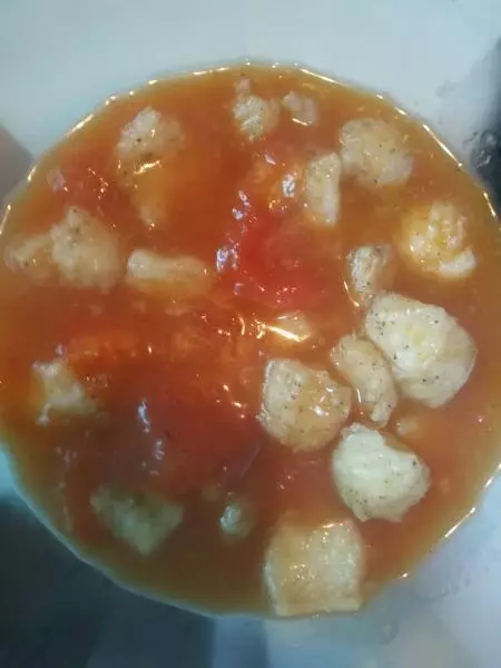 番茄龍利魚湯