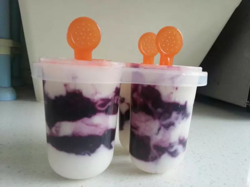 藍莓酸奶冰棒