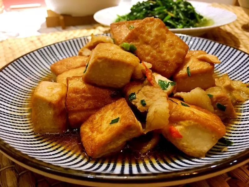 春蔥燒豆腐